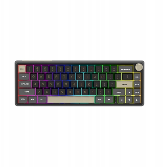 Изображение Klawiatura AQIRYS AQIRYS Klawiatura mechaniczna 65%/68 klawiszy Dual Mode: Wirelles&BT+Wired TALITHA black