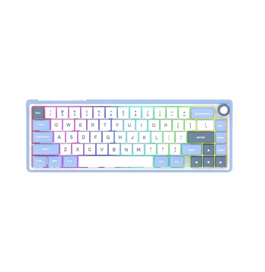 Изображение Klawiatura AQIRYS AQIRYS Klawiatura mechaniczna 65%/68 klawiszy Dual Mode: Wirelles&BT+Wired TALITHA white