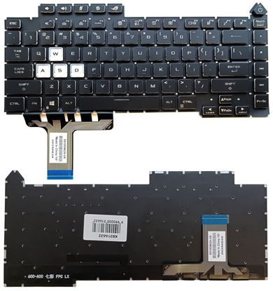 Picture of Klawiatura Asus Klawiatura ASUS G15 G513, G513Q, G533 z podwietleniem RGB US