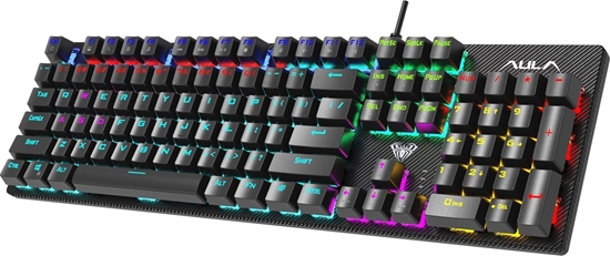 Изображение Klawiatura Aula S2022 RGB Vada gry mechaniczna klawiatura (EN/RU) z 106 klawiszami 6948391240527