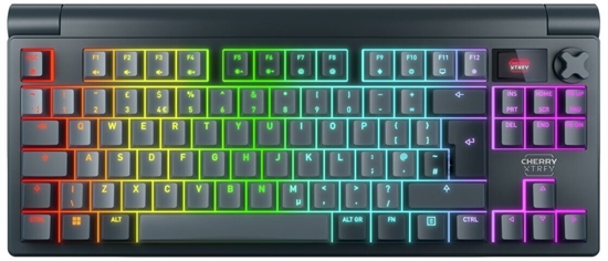 Изображение Klawiatura CMStorm CHERRY XTRFY MX 8.3 TKL Wireless klawiatura Gaming USB + RF Wireless + Bluetooth QWERTY British English Szary