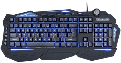 Picture of Klawiatura C-Tech C-TECH klawiatura SCORPIA V2 (GKB-119) gamingowy CZ/SK 7 kolory podwietlenia programowalna czarny USB