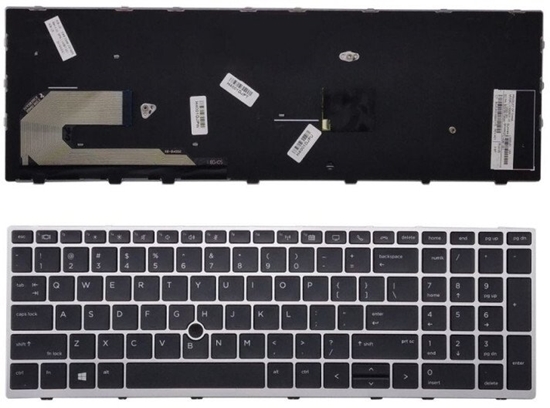 Изображение Klawiatura HP Klaviatra HP: Elitebook 850 G5 755 G5 ZBook 15u G5 su pavietimu