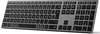 Изображение Inateck Keyboard, ergonomic design, QWERTZ grau