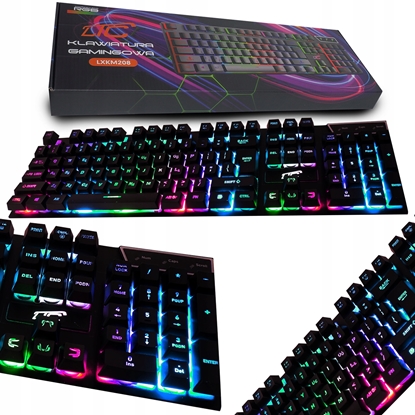 Picture of Klawiatura LTC Klawiatura RGB komputerowa gamingowa