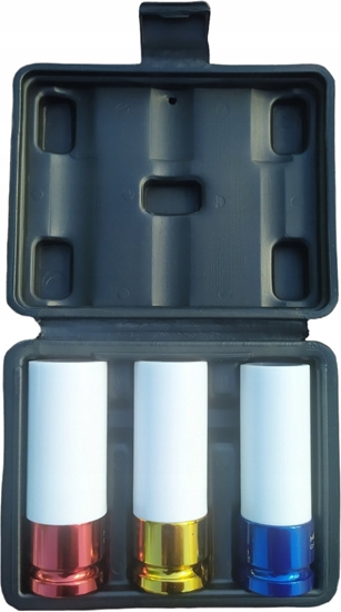 Picture of Klucz udarowy Högert Technik HOGERT IMPACT SOCKETS FOR ALU RIMS.  3pcs 1/2"