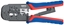 Attēls no Knipex Crimping Pliers for telephone plugs Western 190mm (97 51 10)