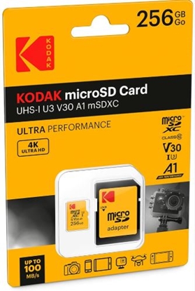 Picture of Kodak MicroSDXC 256GB UHS-I U3 Ultra
