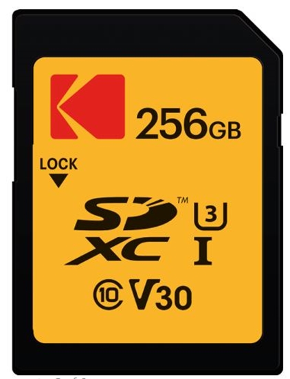 Picture of Kodak SDXC 256GB UHS-I U3 V30 Ultra Performance