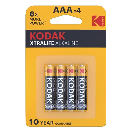 Picture of Kodak Xtralife Alkaline Battery AAA (1,5V) B4 | Price for 2 pcs