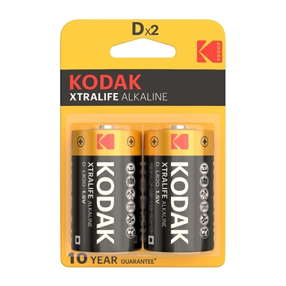 Attēls no Kodak Xtralife Alkaline Battery D (1,5V) B2