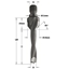 Attēls no Koka urbis CMT; S=M10/11 mm; D=8x50 mm