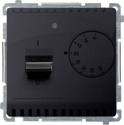 Picture of Kontakt-Simon Simon Basic Regulator temperatury z czujnikiem wewntrznym grafit matowy BMRT10W.02/28