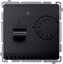 Picture of Kontakt-Simon Simon Basic Regulator temperatury z czujnikiem wewntrznym grafit matowy BMRT10W.02/28