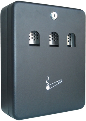 Attēls no Kosz na mieci QConnect Popielniczka cienna Q-CONNECT, 3l, czarna