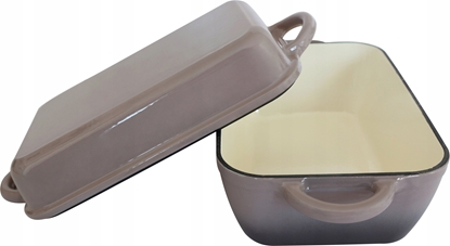 Attēls no KRISBERG Brytfanna eliwna emaliowana 2w1 3.8L+2.3L Szara KRISBERG KS-7725