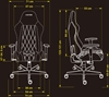Изображение Krzeso biurowe Hator HTC3016M Darkside 3M Fabric Spelu krzeso HTC3016M (8721325182357)