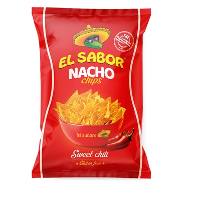 Attēls no Kukurūzas čipsi EL SABOR ar čili garšu, 100g