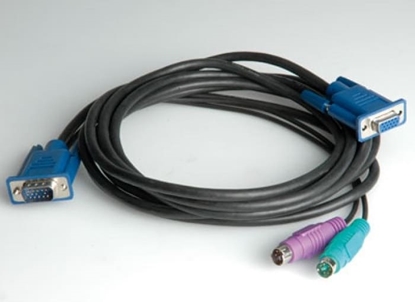 Изображение KVM-kabelis 14.99.3220/21 noir,1.8m