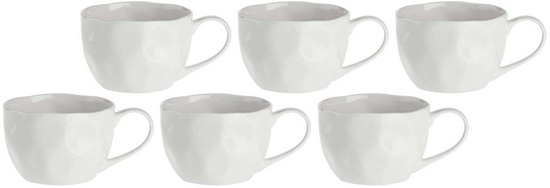 Изображение LA PORCELLANA BIANCA LUNIA Zestaw 6 kubków niadaniowych 420 ml