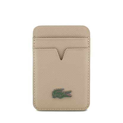 Picture of Lacoste PU Iconic Petit Pique MagSafe Wallet Tapue
