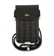 Picture of Lacoste PVC Blend Monogram Metal Logo Phone Pouch XL Brown