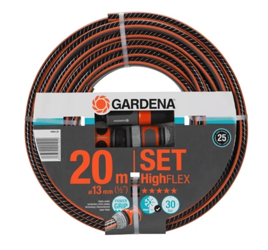 Изображение Laistīšanas komplekts Gardena Comfort HighFLEX 18064-20; 20 m; 13 mm