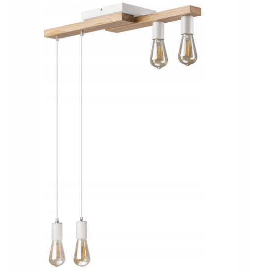Picture of Lamkur Cortina 50492 plafon lampa sufitowa 4x15W E27 db/biay