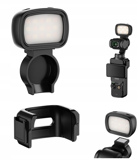 Picture of Lampa byskowa JJC Mini Maa Lampa Led Magnetyczna Magnes Do Dji Osmo Pocket 3 Cri95 15 Led / Led-op3m2