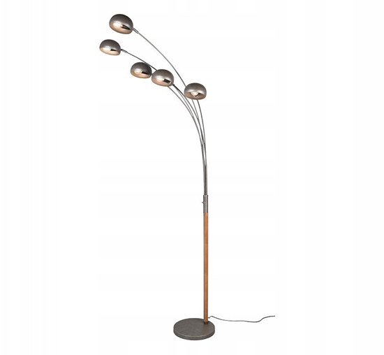 Изображение Lampa podogowa DELIGHT Trio RL Dito R46155067 lampa stojca podogowa 5x10W E14 niklowa