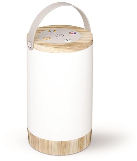 Picture of Lampa stoowa Avide Avide ALPDL-RGB-PB-N lampa stoowa 1,8 W LED Biay, Drewno