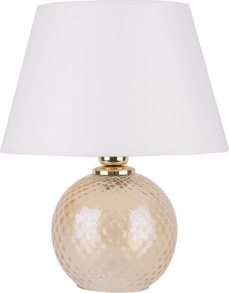 Picture of Lampa stoowa Zumaline Zuma Line Goldi 5587 lampa stoowa lampka 1x60W E27 biaa/zota