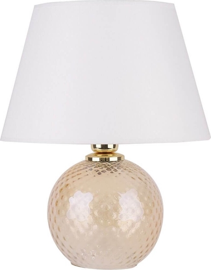 Picture of Lampa stoowa Zumaline Zuma Line Goldi 5587 lampa stoowa lampka 1x60W E27 biaa/zota