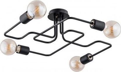 Picture of Lampa sufitowa Alfa Lampa Sufitowa Hook 4 Punktowa Czarna 24744