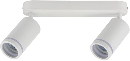 Attēls no Lampa sufitowa biaa 2xGU10 metalowa Podwójny reflektor natynkowy