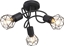 Изображение Lampa sufitowa Globo Druciana LAMPA sufitowa XARA I 54802S-3D industrialna OPRAWA metalowy plafon prty czarne
