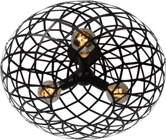 Picture of Lampa sufitowa Lucide Loftowy plafon sufitowy do salonu Lucide WOLFRAM 21117/65/30