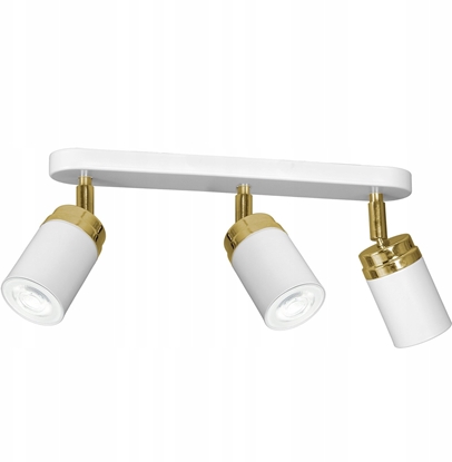 Picture of Lampa sufitowa Luminex Reno 5156 listwa plafon lampa sufitowa spot 3x8W GU10 biay zoty