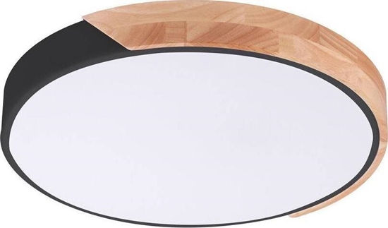Picture of Lampa sufitowa Rabalux Okrga LAMPA sufitowa MAPLE 3528 plafon LED 24W 4000K do salonu drewno