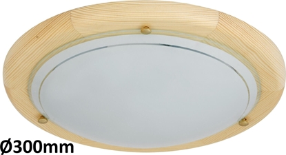 Изображение Lampa sufitowa Rabalux Plafon lampa sufitowa / cienna Ufo 1x60W E27 buk 5411