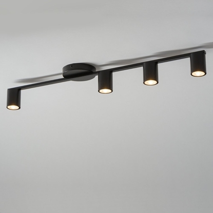 Picture of Lampa sufitowa Sigma Przysufitowa lampa hotelowa Sky tuby czarne na listwie
