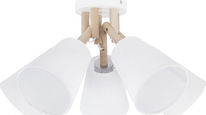 Attēls no Lampa sufitowa TK Lighting Plafon oprawa lampa sufitowa TK Lighting Vaio White 5x60W E27 biay 666 - 666