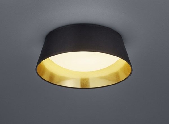 Picture of Lampa sufitowa Trio Plafon materiaowy czarny Trio RL PONTS ledowy R62871279