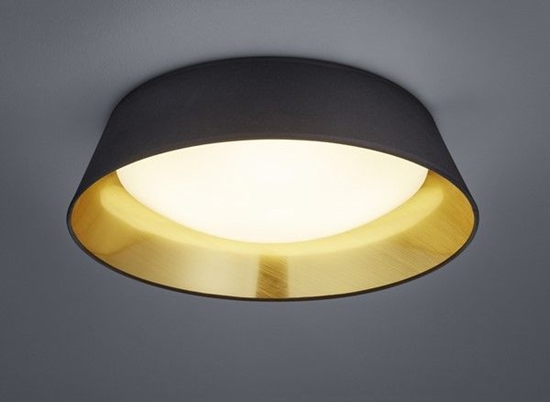 Picture of Lampa sufitowa Trio Plafon sufitowy materiaowy czarny Trio RL PONTS LED R62871879