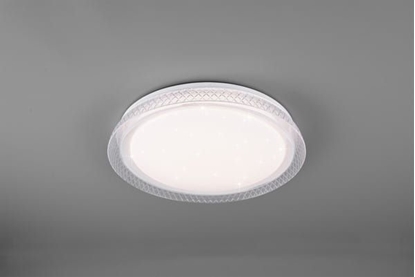 Attēls no Lampa sufitowa Trio RL Nowoczesny plafon biay Trio RL Heracles ledowy R62371100