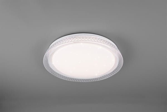 Picture of Lampa sufitowa Trio RL Nowoczesny plafon biay Trio RL Heracles ledowy R62371100