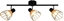 Picture of Lampa sufitowa Zumaline Kuchenna lampa przysufitowa Gent listwa rattan czarna brzowa