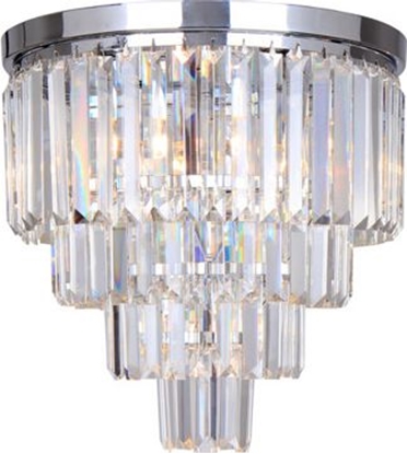 Attēls no Lampa sufitowa Zumaline Plafon sufitowy szklany do jadalni Zumaline AMEDEO FC17106/4+1 -CHR (FC17106/4+1 -CHR) - 30236