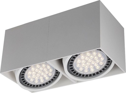 Attēls no Lampa sufitowa Zumaline Zuma Line Box 2 ACGU10-116-N spot lampa sufitowa 2x15W GU10 szary