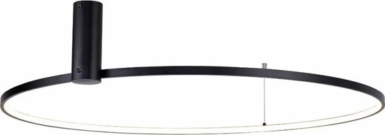 Picture of Lampa sufitowa Zumaline Zuma Line Horik 89429-90BK plafon lampa sufitowa 1x40W LED 3000-4000-6000K 4400 lm czarny